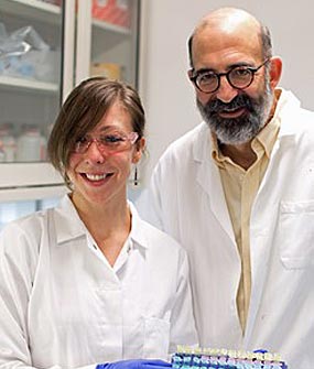 2014 Hartwell Fellow Heather Chapman Ph.D. and her Mentor, Thomas Mark Glaser, MD, Ph.D., UC Davis